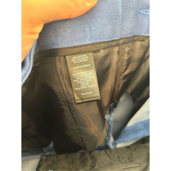 Express blue pants size 6R columnist dress pants work attire - Picture 5 of 5
